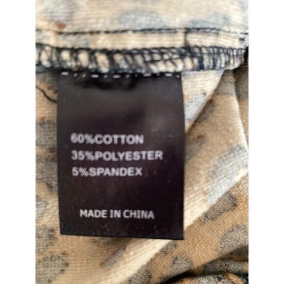 Voodoo Vixen Leopard Print Skinny Pant S - Picture 5 of 6